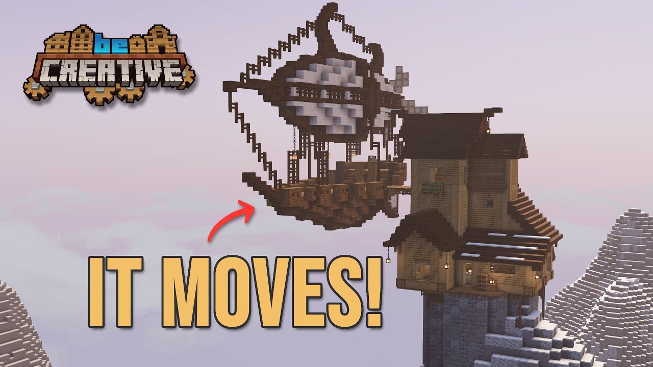 Zbudowałem sterowiec w Minecrafcie, używając moda Create! (BeCreative SMP) [#10]