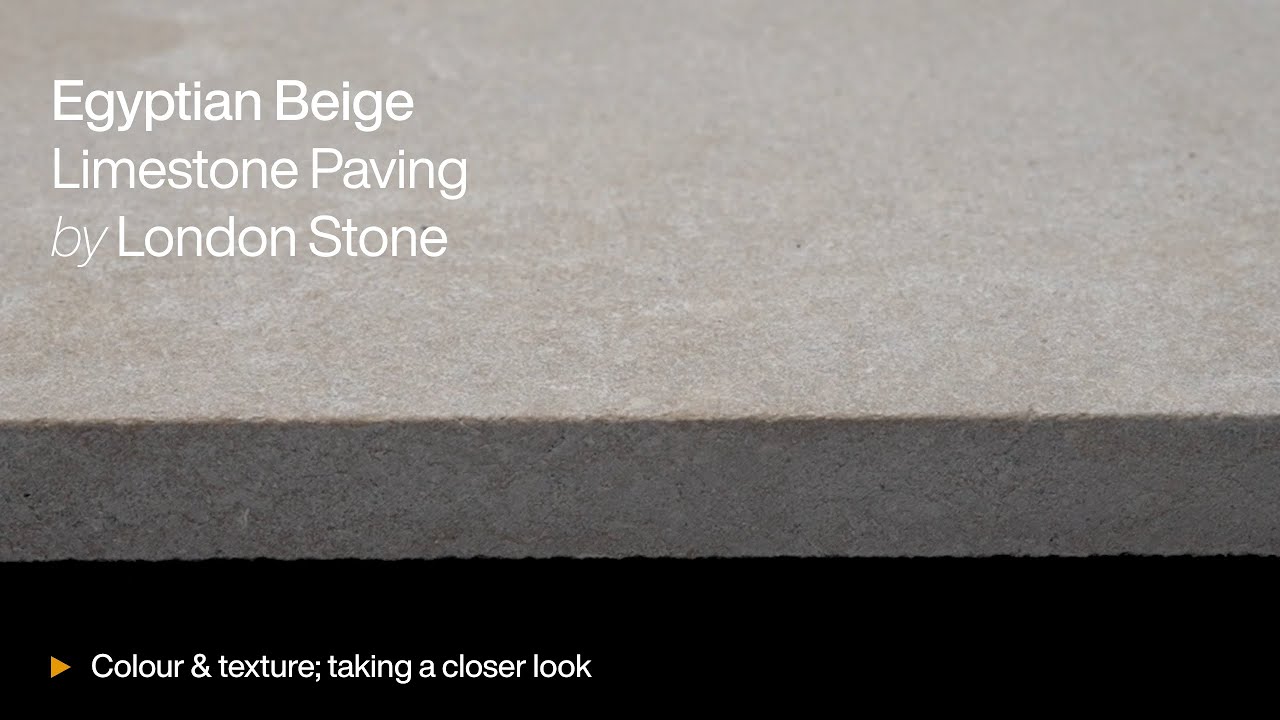 Egyptian Beige Limestone - Surface Texture, Colour Variation, Wet & Dry, & Edge Profile