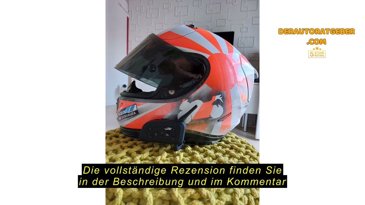 Produktbewertung EJEAS V6PRO Motorrad Intercom Bluetooth Headsets 1200m bis zu 6 Reiters DSP-Rauschu