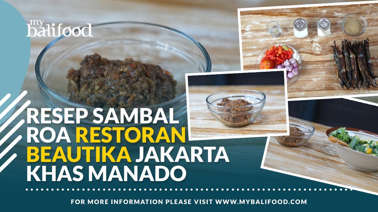 Resep Sambal Roa - Cara Membuat Sambal Roa Restoran Beautika Khas Manado