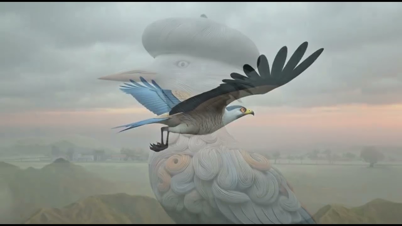 Birds Dancing Between Dream and Reality  Surreal Music & Art--AI--8K