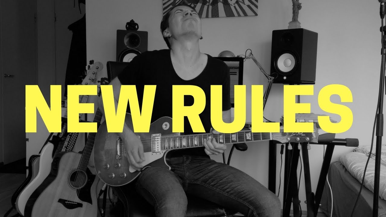 New Rules - Dua Lipa - Guitar Cover by Sebastian Lindqvist