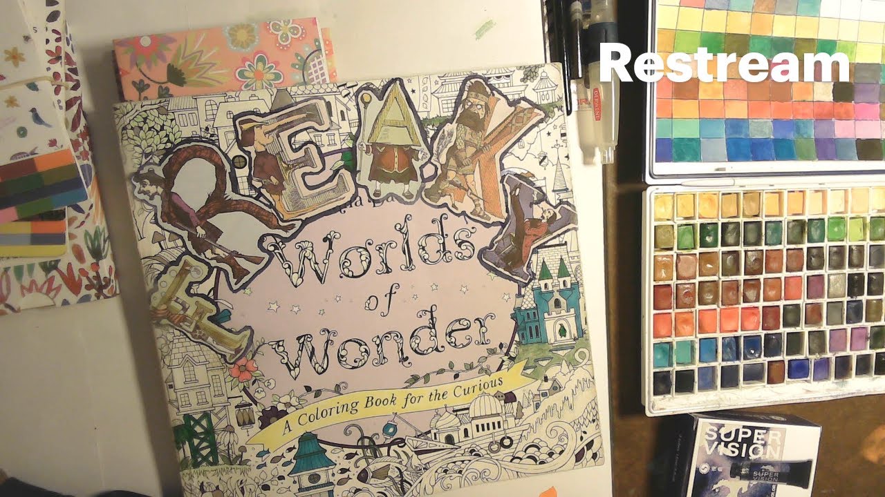 Jan 31 -Hanging out on the last day of the month. Color and Chat.