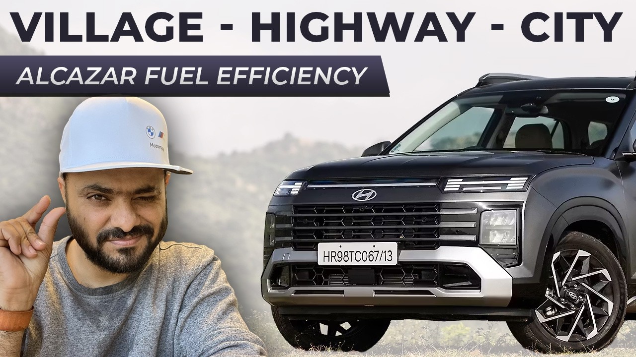 Hyundai ALCAZAR AT Petrol Fuel Efficiency | City, Highway & Village Test