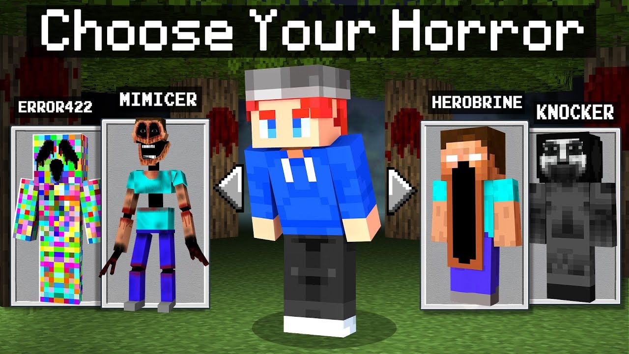 Minecraft, But You Can CHOOSE YOUR HORROR!