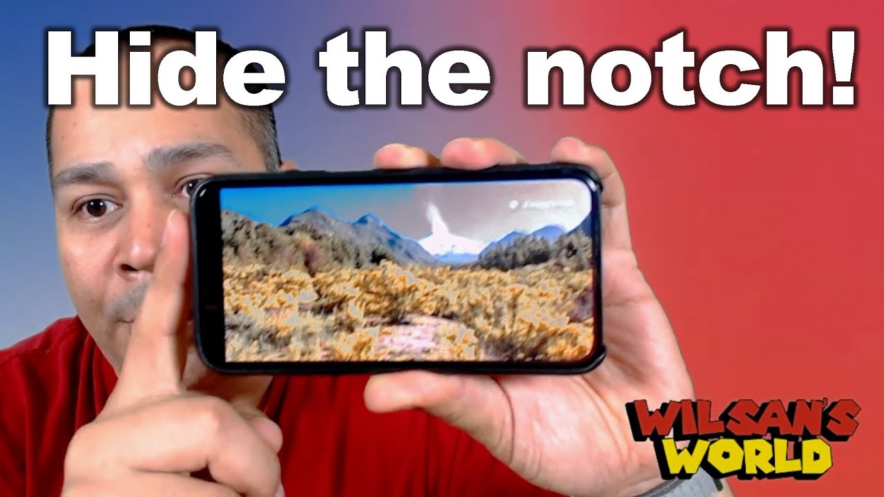 iPhone X Notchless Video Tip!