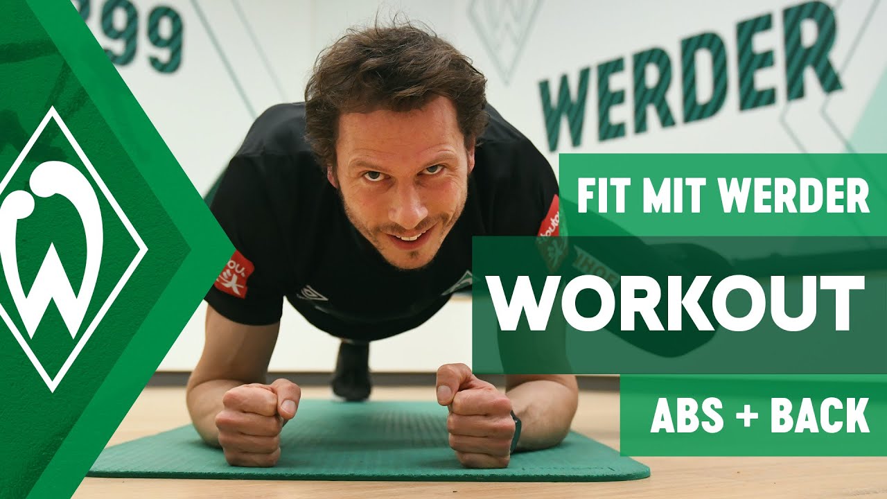 FIT MIT WERDER - ABS & BACK WORKOUT | SV Werder Bremen