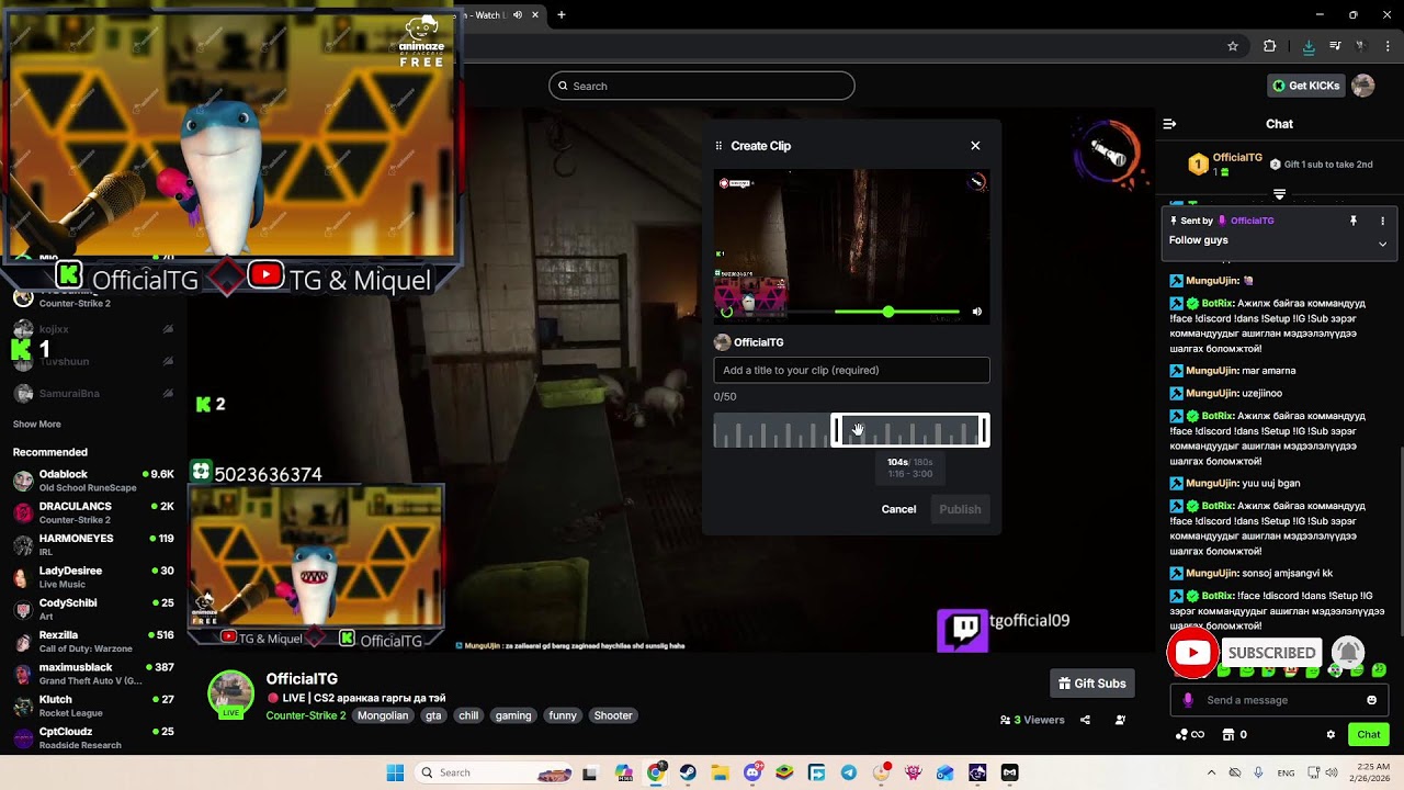 🔴 LIVE | CS2 аранкаа гаргы да тэй