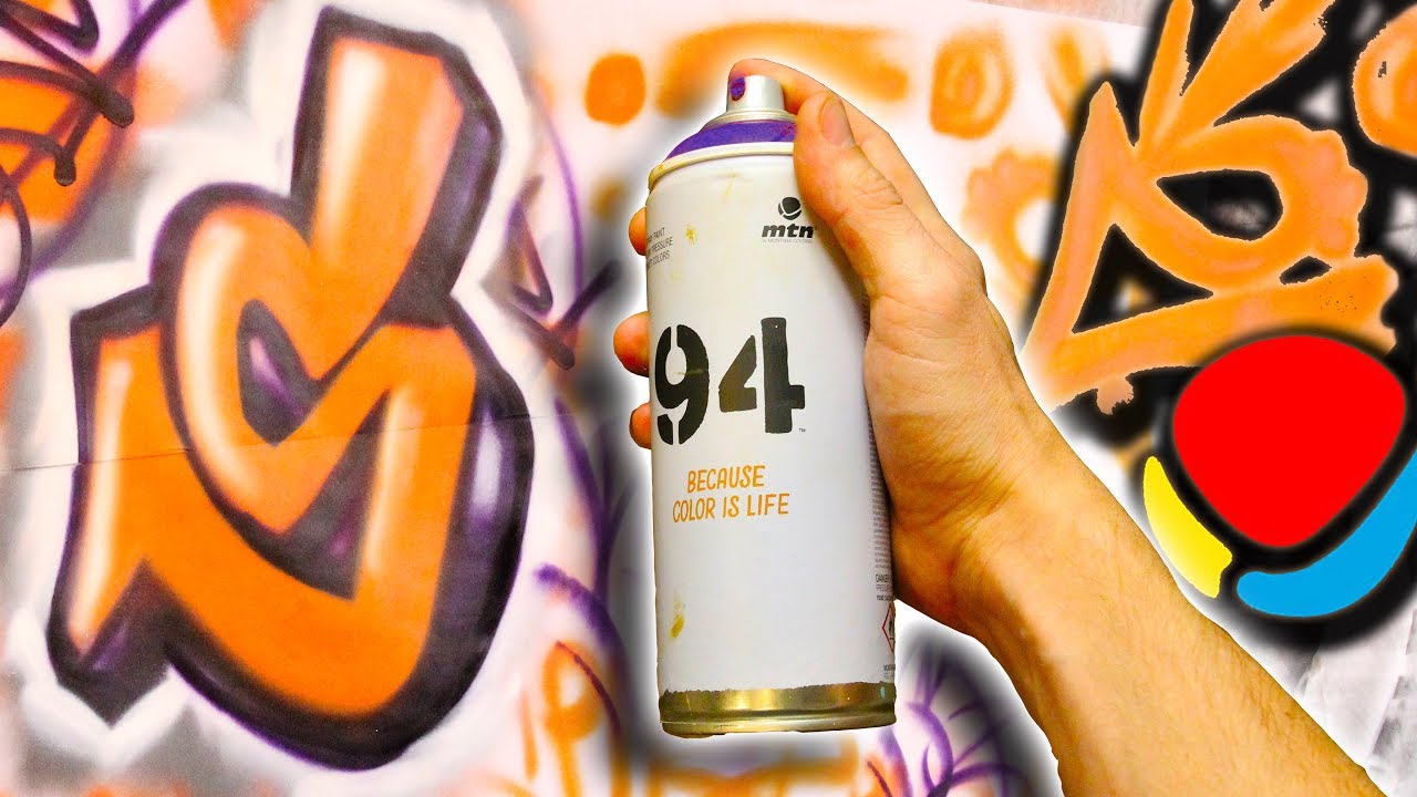 MTN 94 Spray Paint Graffiti Review and Cap Test