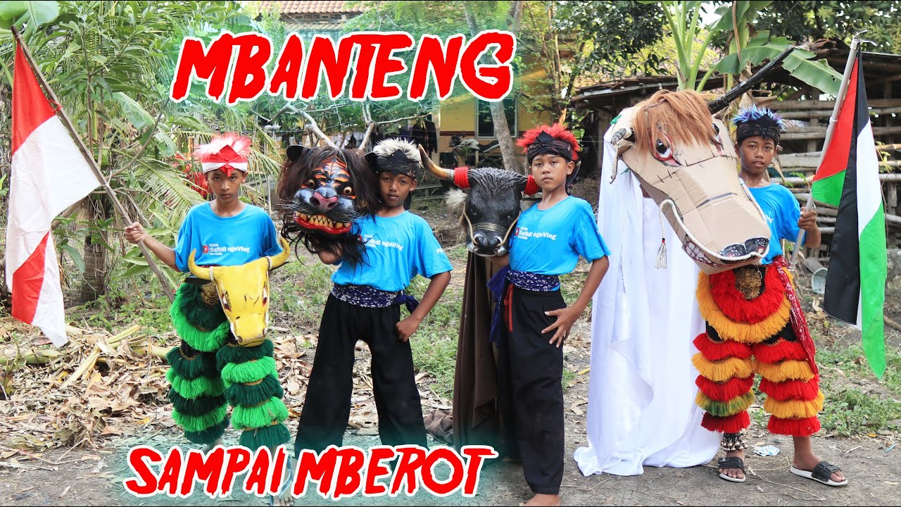SANG PEMBANTENG CILIK MAIN BANTENGAN SAMPAI MBEROT | BARONGAN Nadin And Friend
