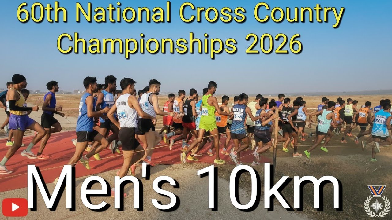 60th National Cross Country Championship 2026 | Men’s 10km Final Race 🏃‍♂️🔥