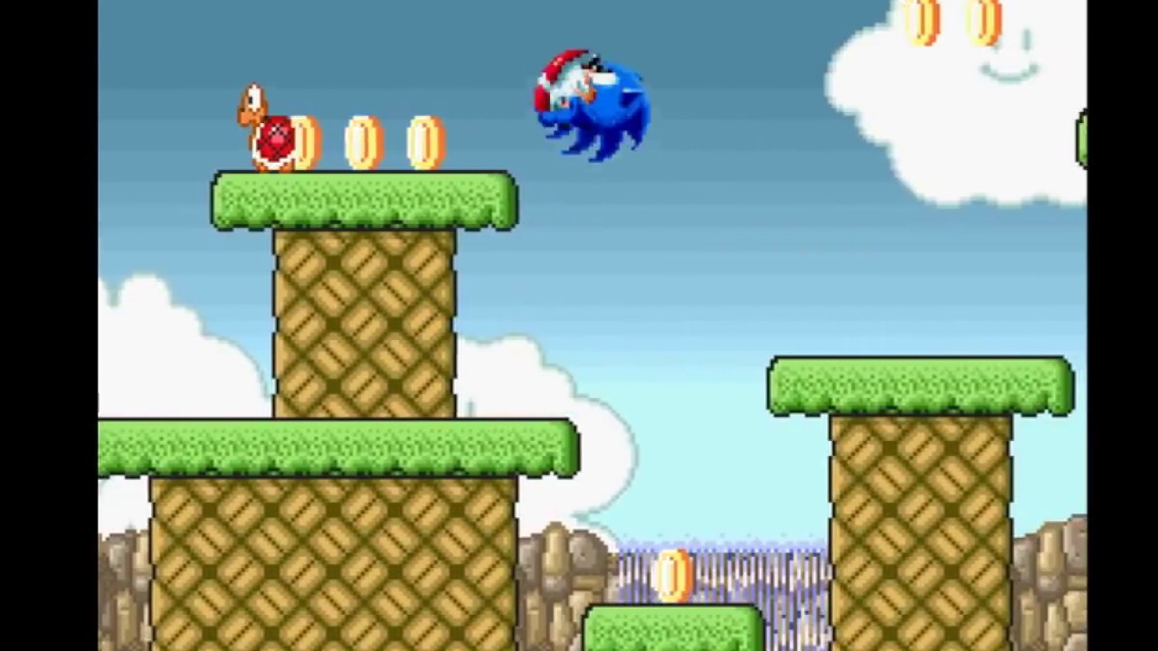 Sonic Mania Sonic in Super Mario Bros. (Sonic Boll 1.7) (Has now been updated to 1.8)