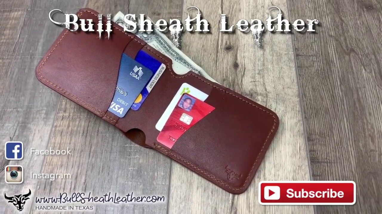 How to make a Bifold Leather Wallet - Amarillo Slim
