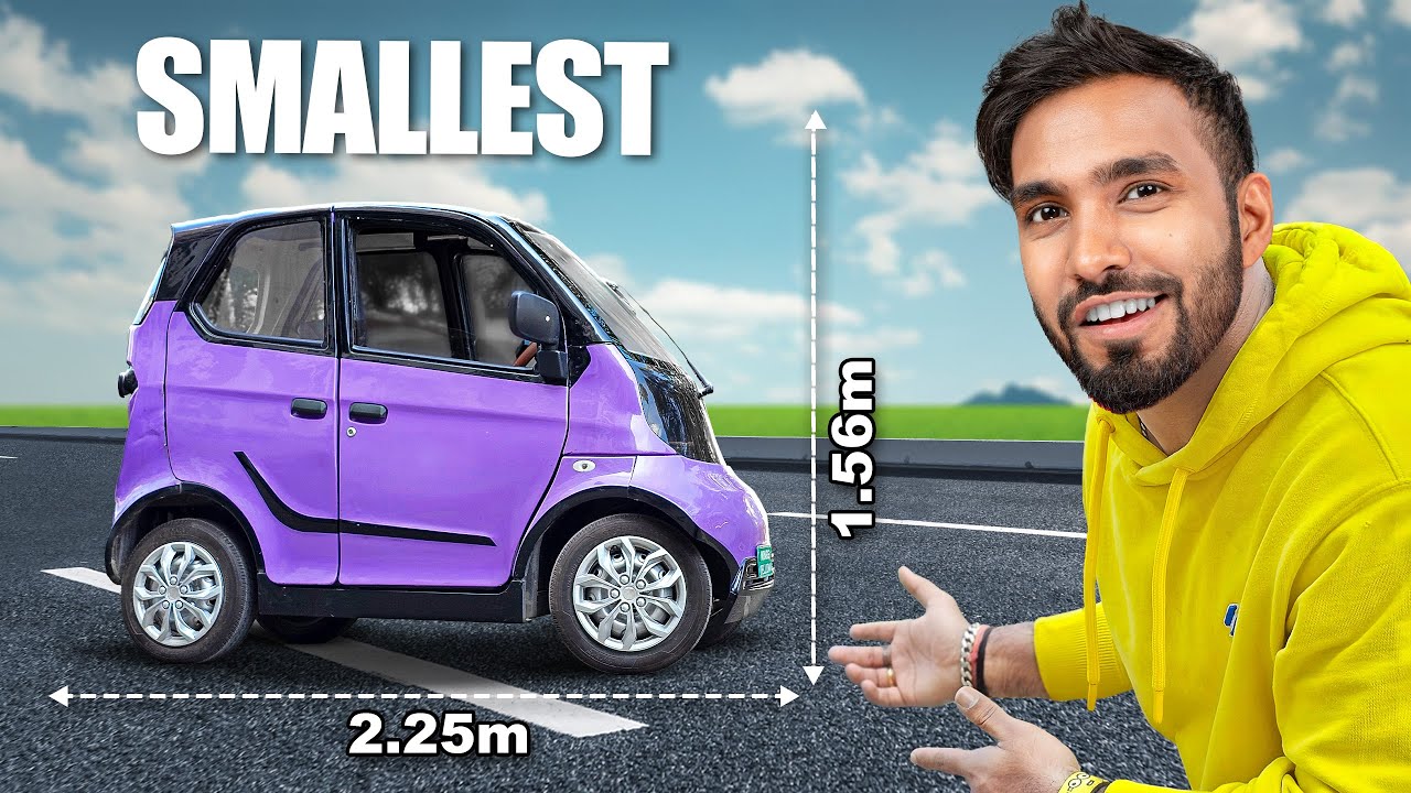 I TRIED WORLD'S SMALLEST ELECTRIC CAR
