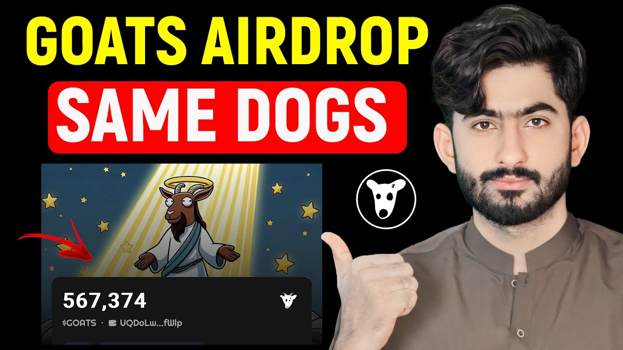 Goats Airdrop Like DOGS | Goats Telegram AirDrop Withdrawal | Goat Coin