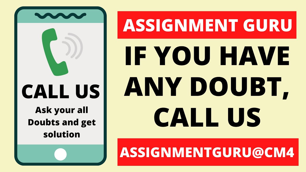 IGNOU ASSIGNMENT GURU  | If you have any doubt, Call us | Ask your all Doubts and Get Solution