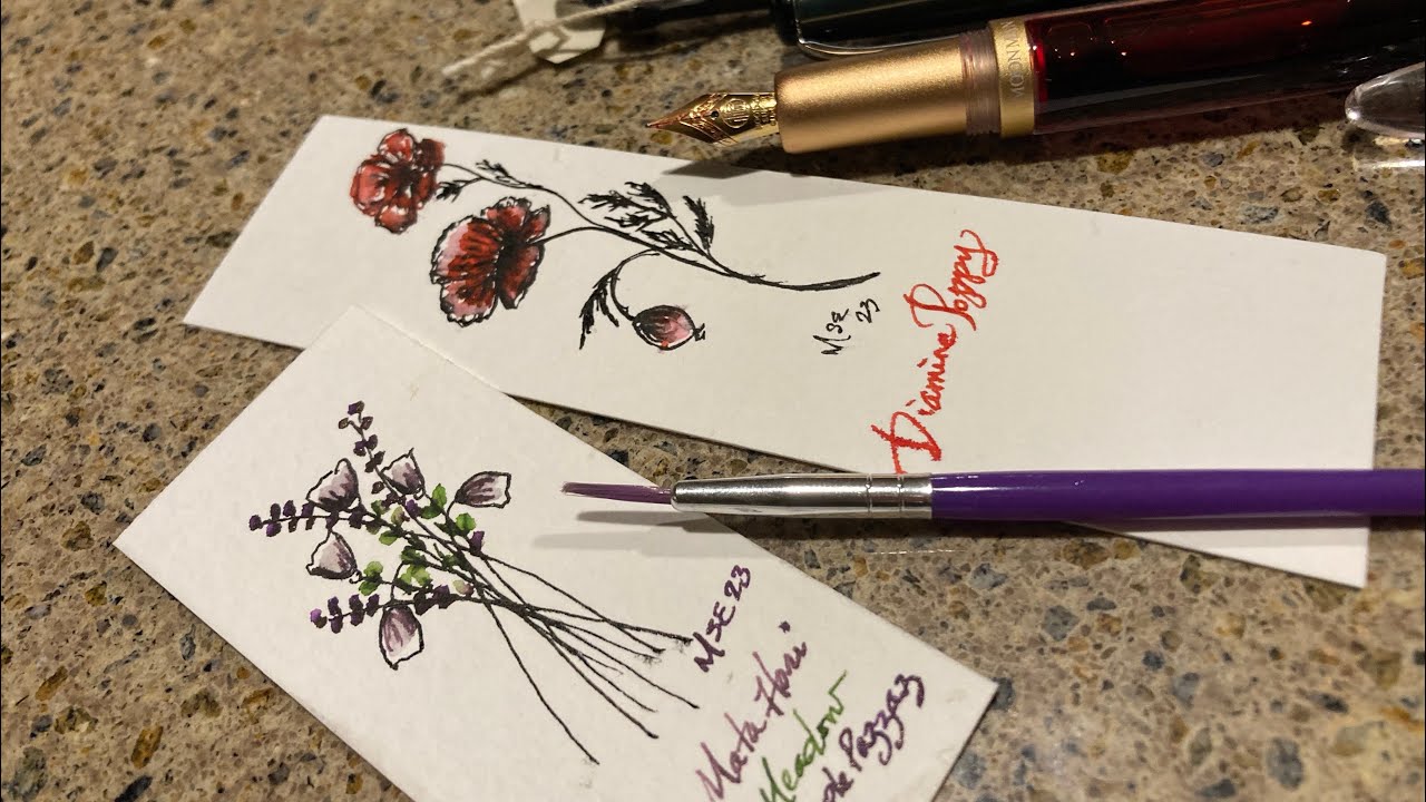🎨 Simple! How to PAINT with Fountain Pen Inks!
