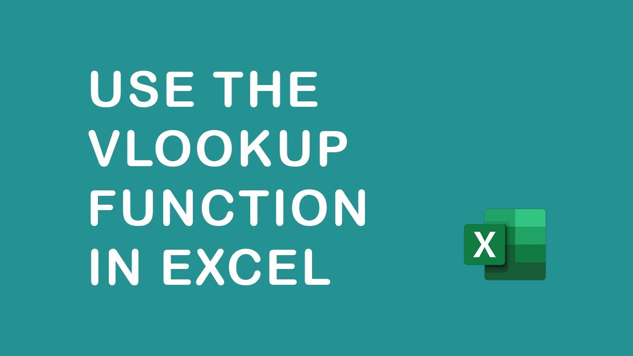 How to use the VLOOKUP function in excel