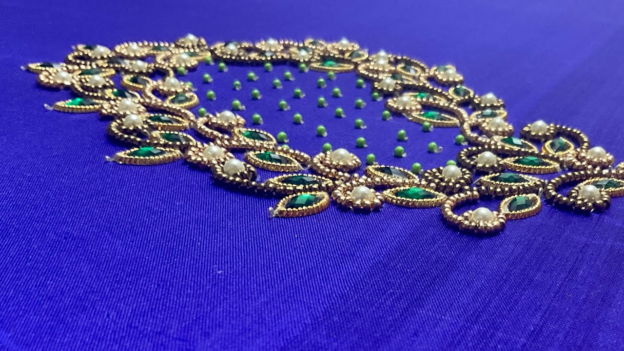 Simple aari embroidery idea for beginners ☺️