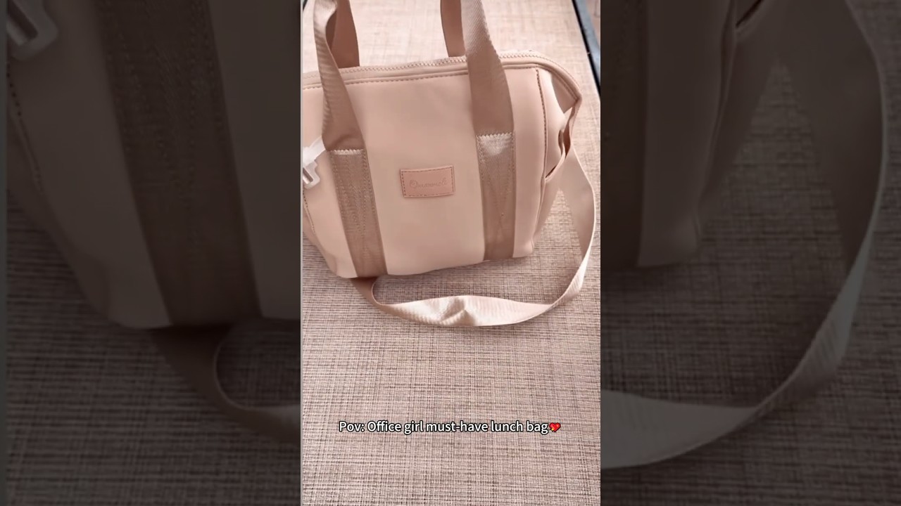 Omanmoli Crossbody Lunch Bag | Cute Office Lunch Box #lunchbox #lunchbag
