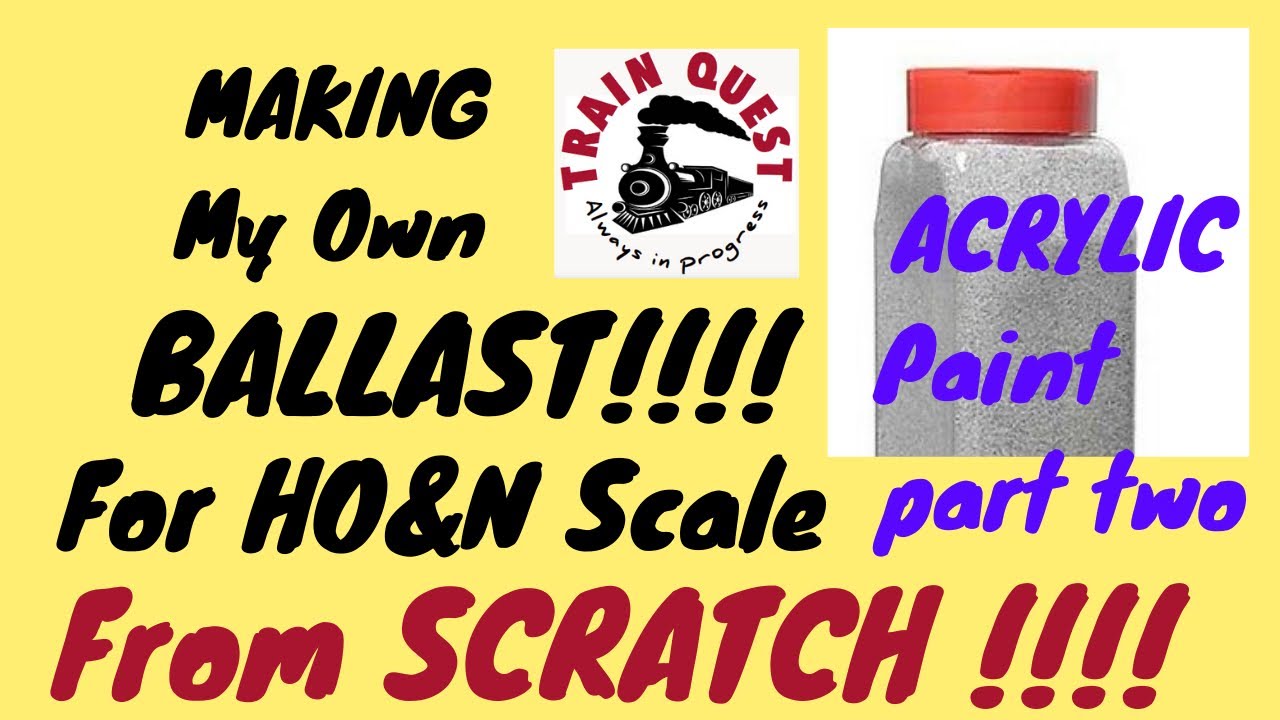 Making my own BALLAST from SCRATCH#train #railway #railroad #livestream #modeltrains #model #diorama