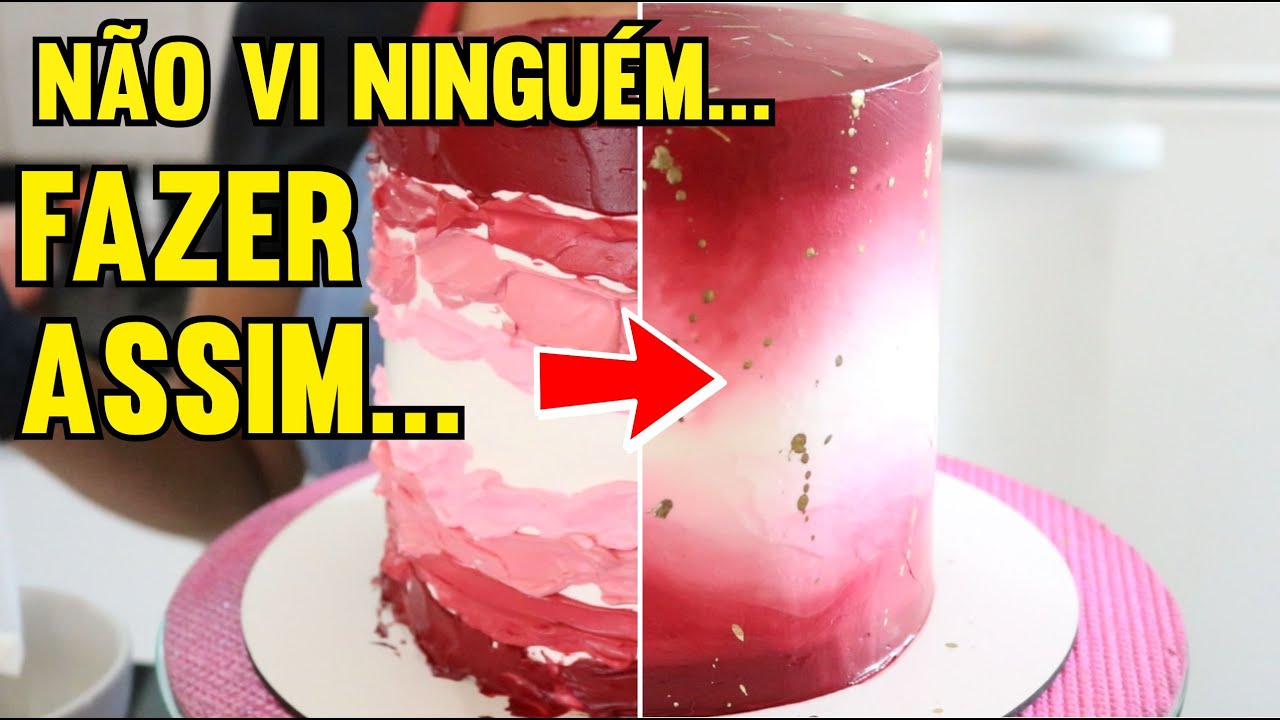 [INÉDITO] NUNCA VI UMA DECORAÇÃO DE BOLO NESTE ESTILO EM CHANTININHO!!!  @rebecapoll