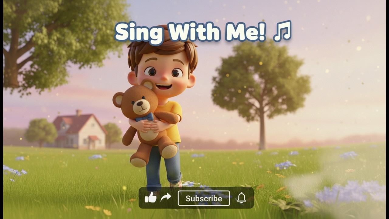 Happy Boy and Teddy Play Song 🧸🎵 | Fun Nursery Rhymes for Kids | Sing Along & Learn