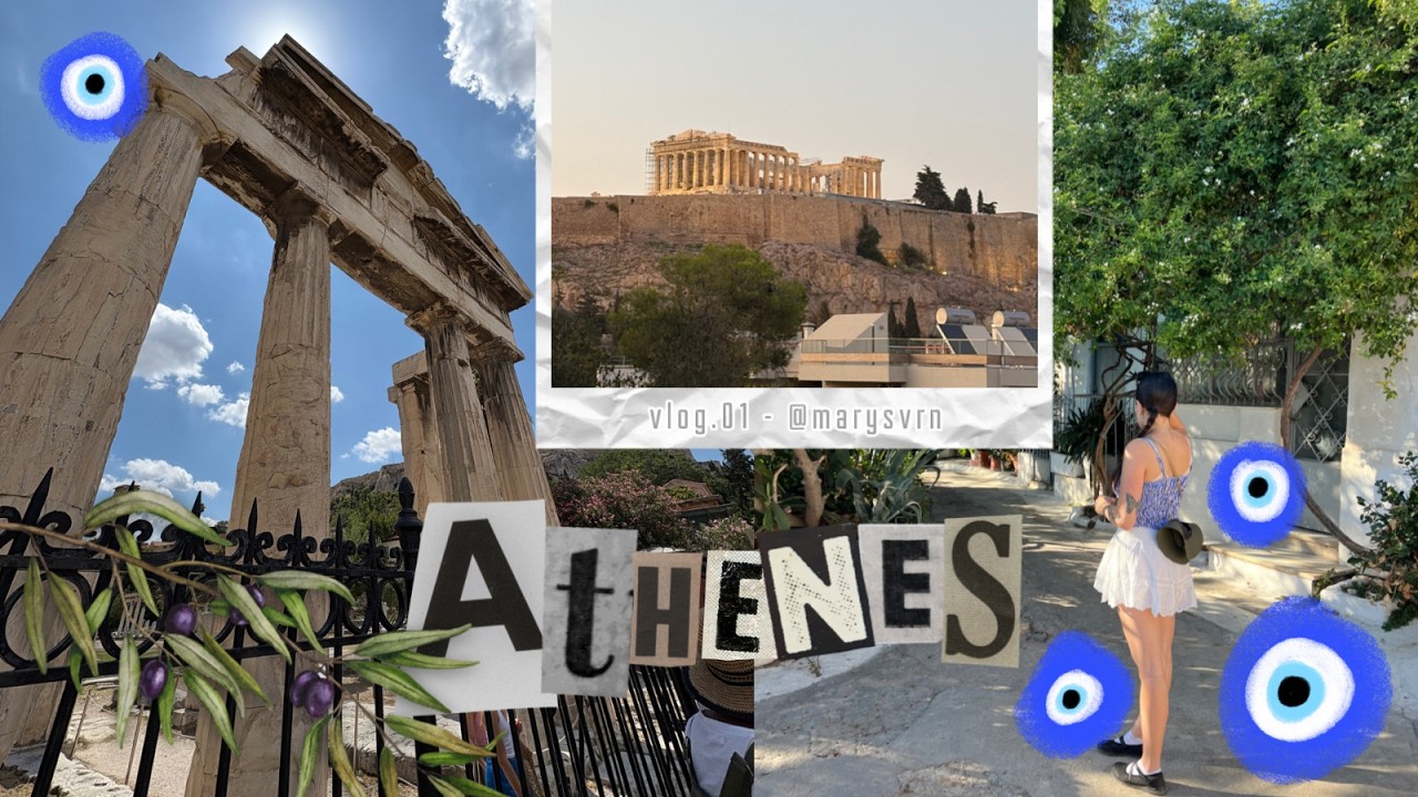 MON PREMIER VOYAGE 🥹✈️ -ATHÈNES 🧿🇬🇷