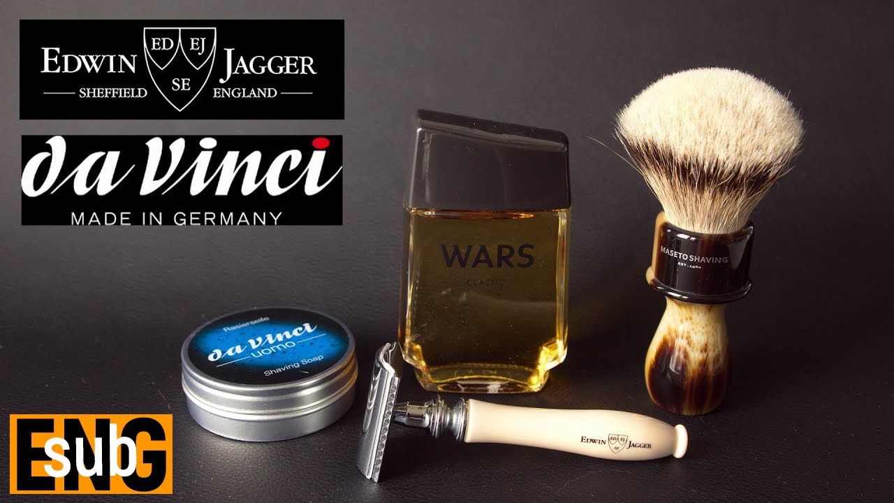 Edwin Jagger Ivory DE Safety Razor, da Vinci Uomo, Maseto Shaving 26мм | Бритьё с HomeLike