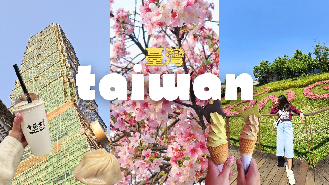 5 days in Taiwan 🇹🇼 | cherry blossom viewing, must try street foods, spring 2025 🌸 Taiwan Vlog