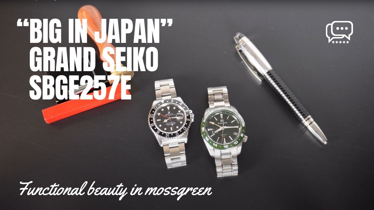 Grand Seiko Sbge257 GMT - Stunning Spring Drive in mossgreen