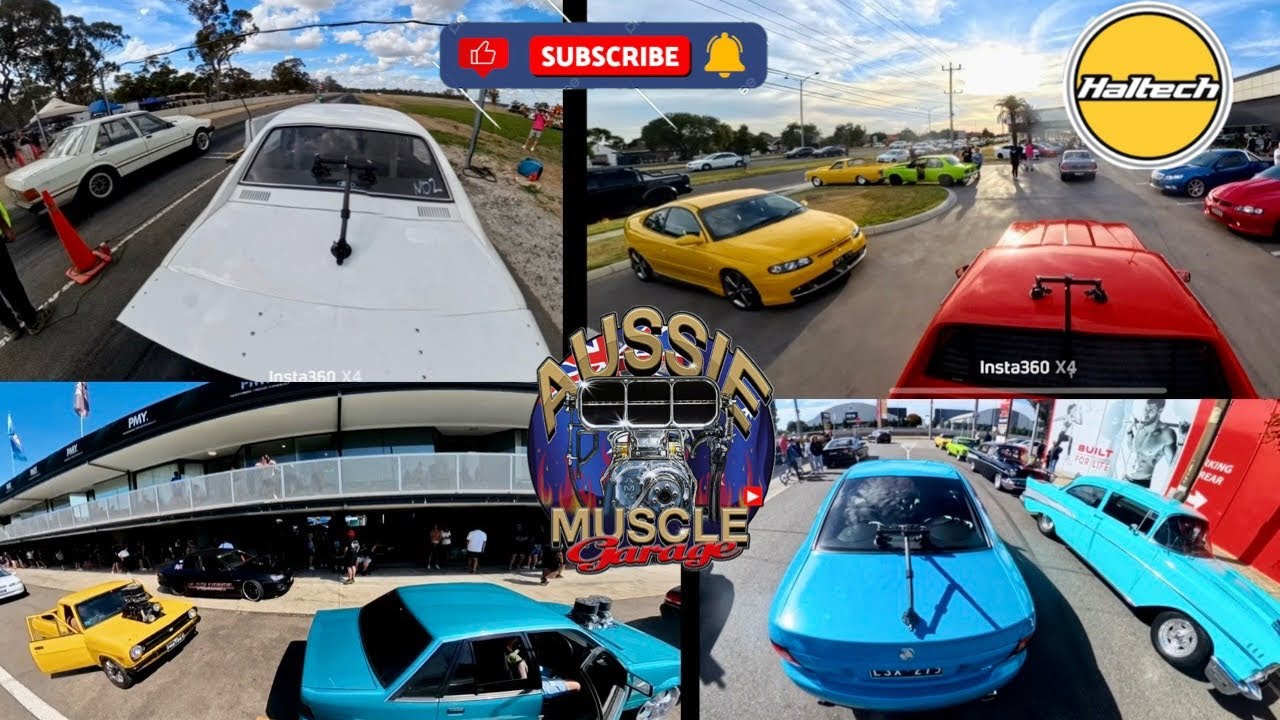 Muscle Car Madness Down Under: Insta 360 cam POV!