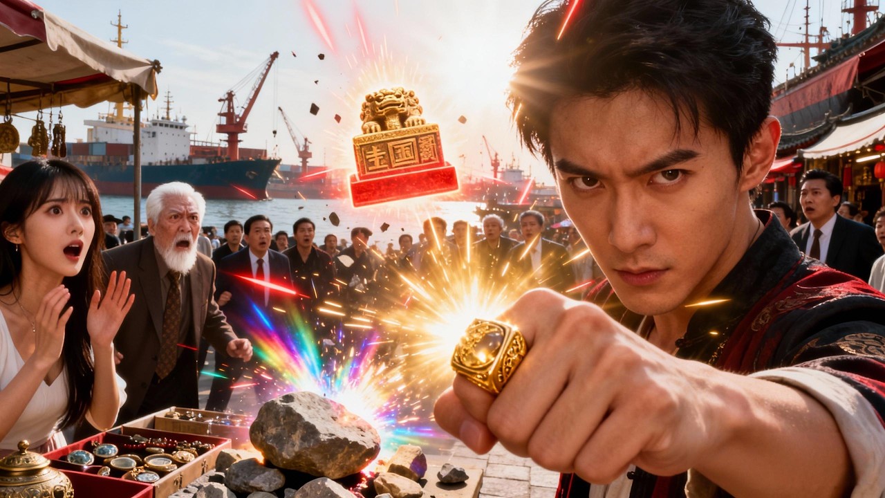 Broke guy finds a magic ring—now that junk rock he bought for pennies is worth a fortune.