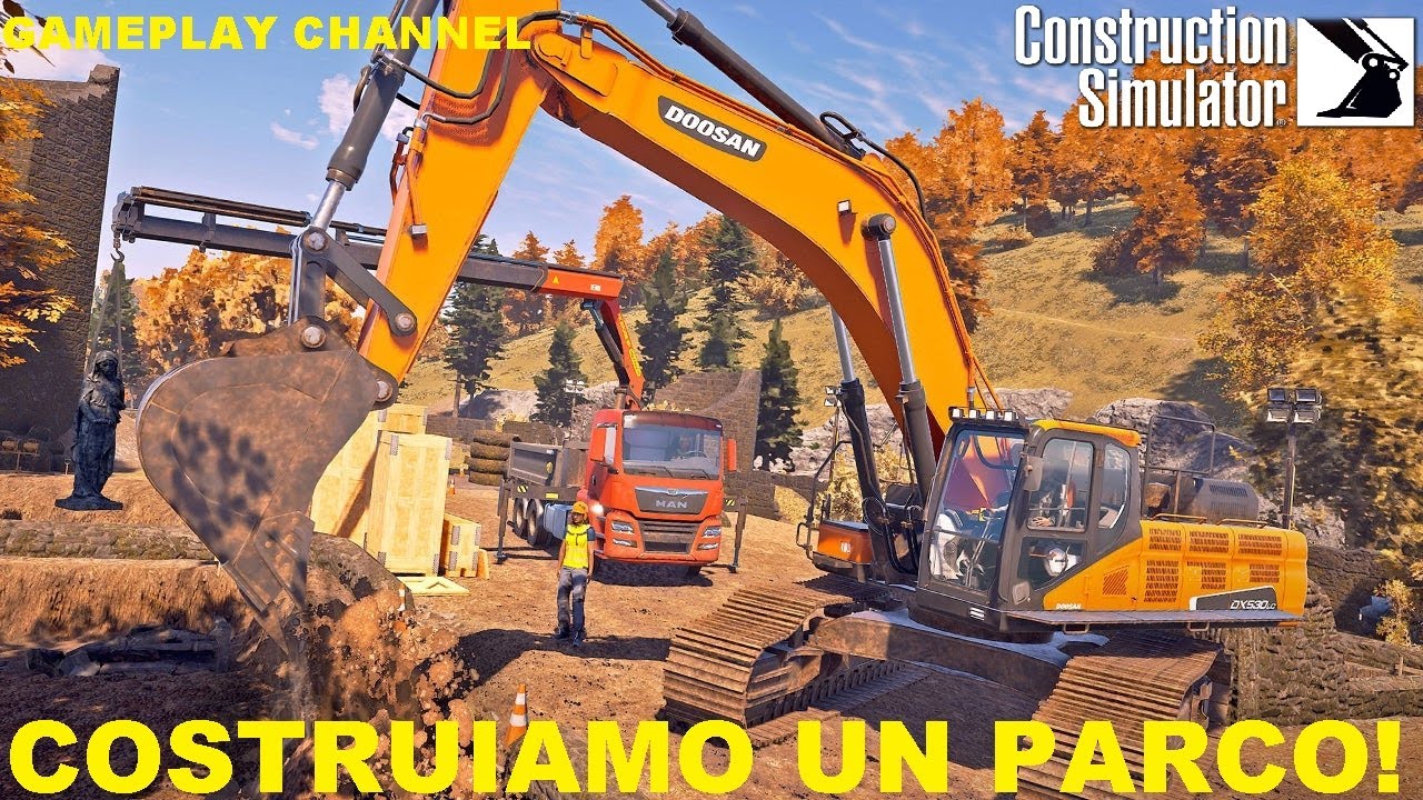 COSTRUIAMO IL PARCO! | Construction Simulator | Full HD ITA