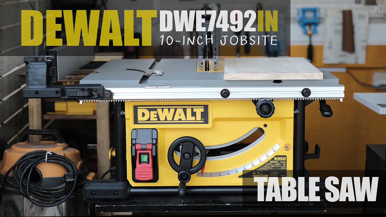 รีวิวรายละเอียดโต๊ะเลื่อย DWE7492IN