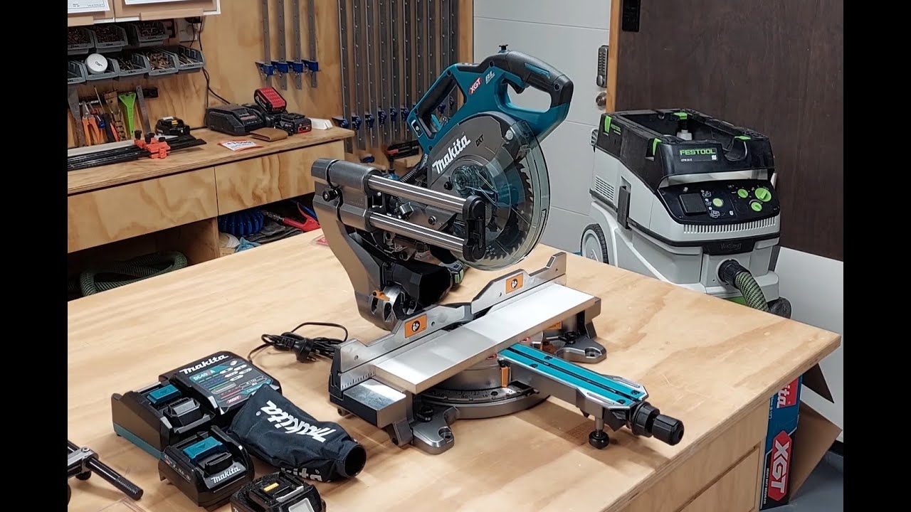 Latest 40v XGT Makita 216mm Dropsaw review LS002G