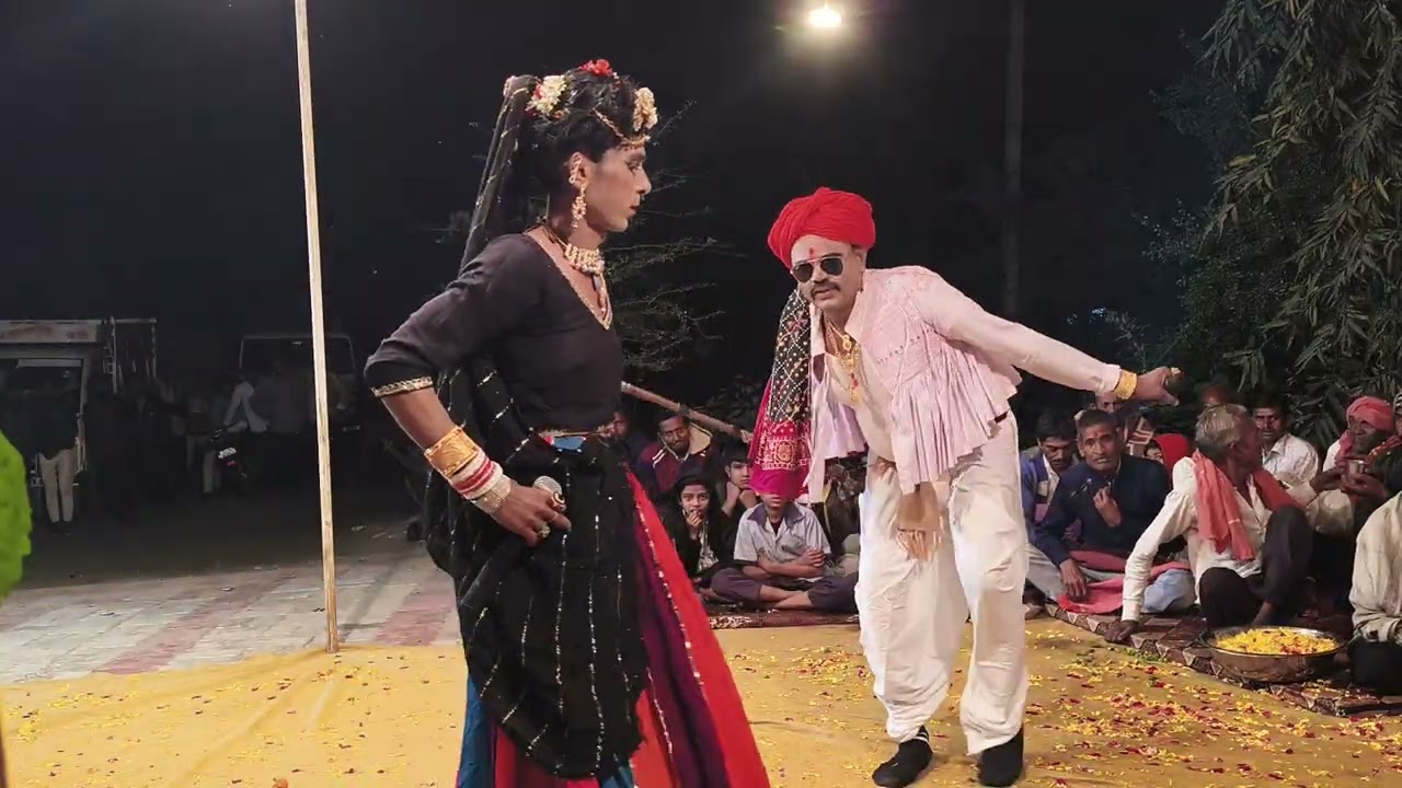 નવ નેજાધારી આખ્યાન મંડળ વાંટડા કાવઠ પહેલો દિવસ ઓથવાડ 