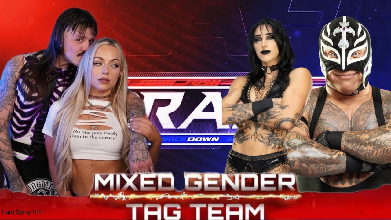 Team Dominik Mysterio & Liv Morgan vs Team Rhea Ripley & Rey Mysterio | Mixed Gender Tag I WWE2K25