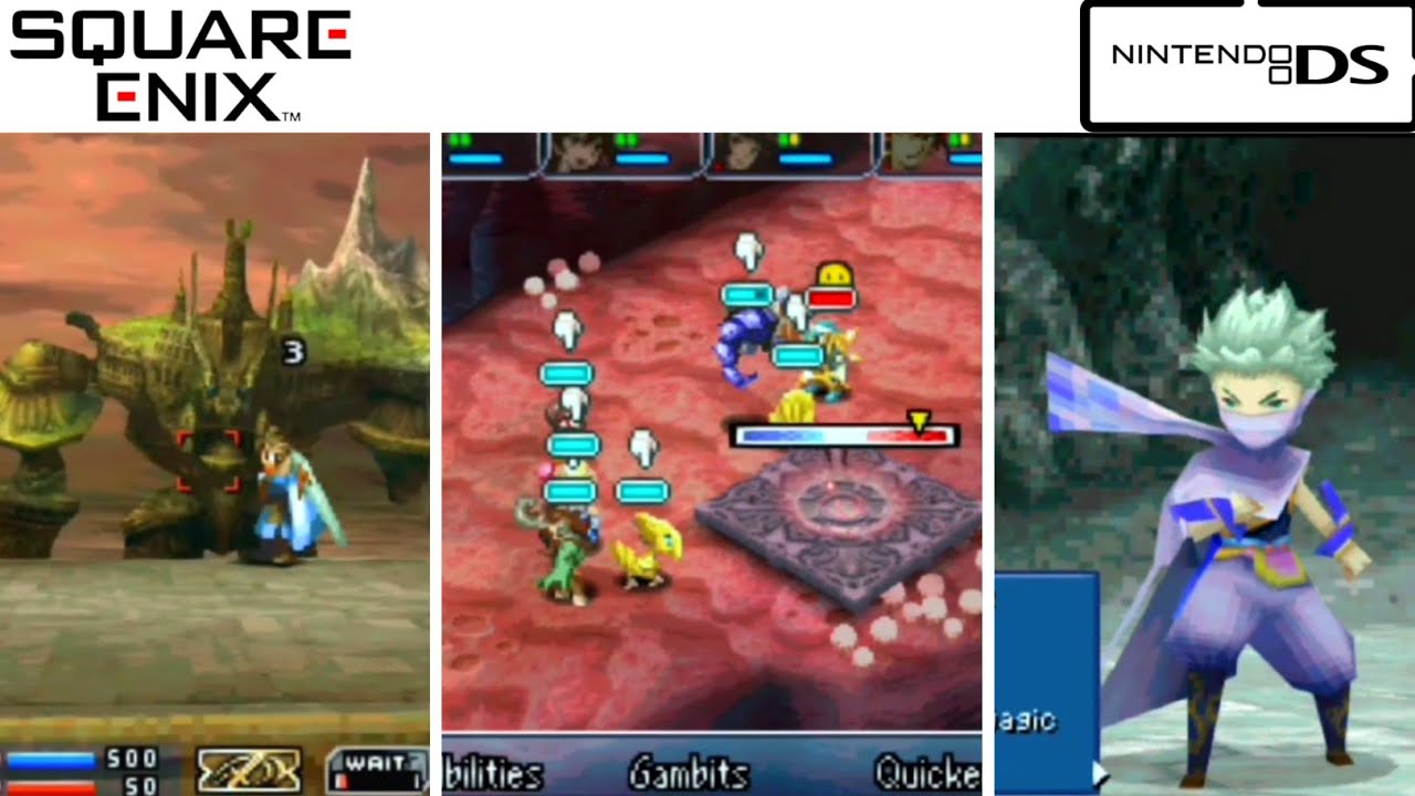 Top 15 Square Enix Games for NDS