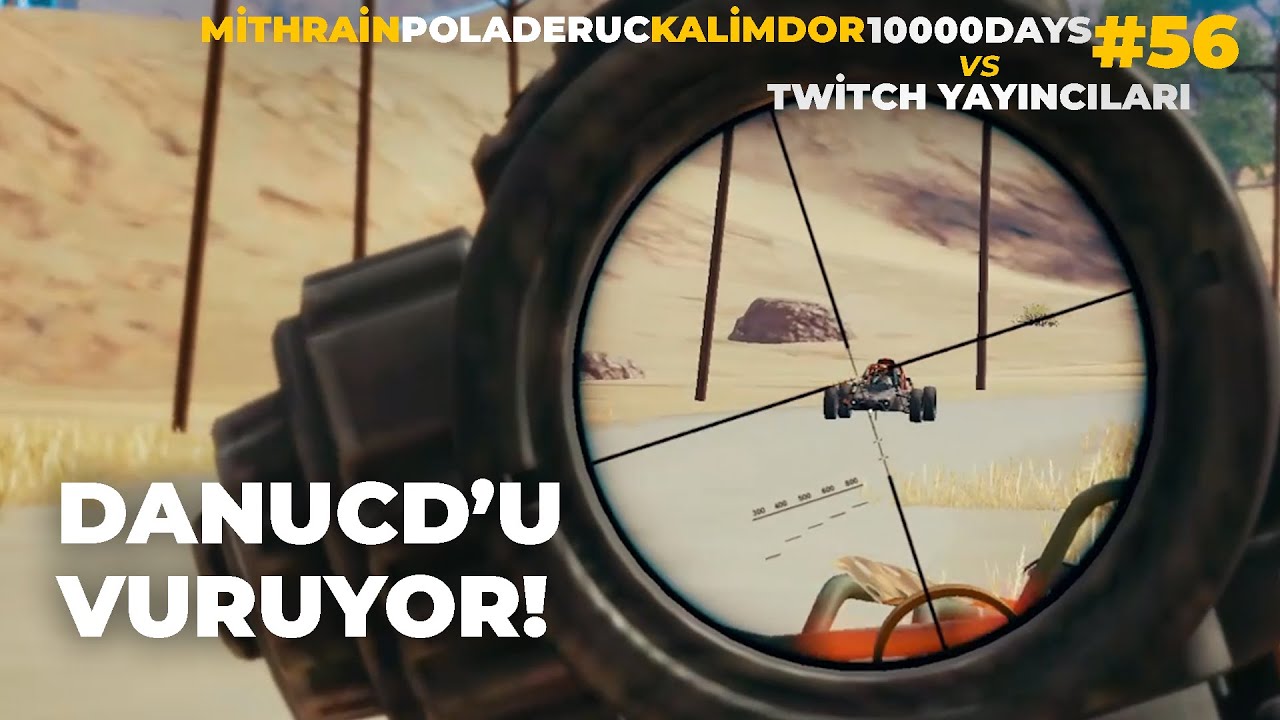 DANUCD'U VURUYOR | Mithrain , Poladeruc , 10000Days | PUBG YAYINCILAR KARŞILAŞIYOR #56