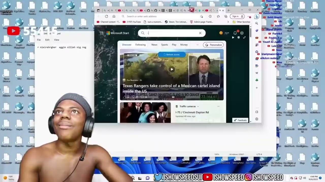 IShowSpeed Downloads a Virus And Destroys His Computer Sparta Remix Extended 