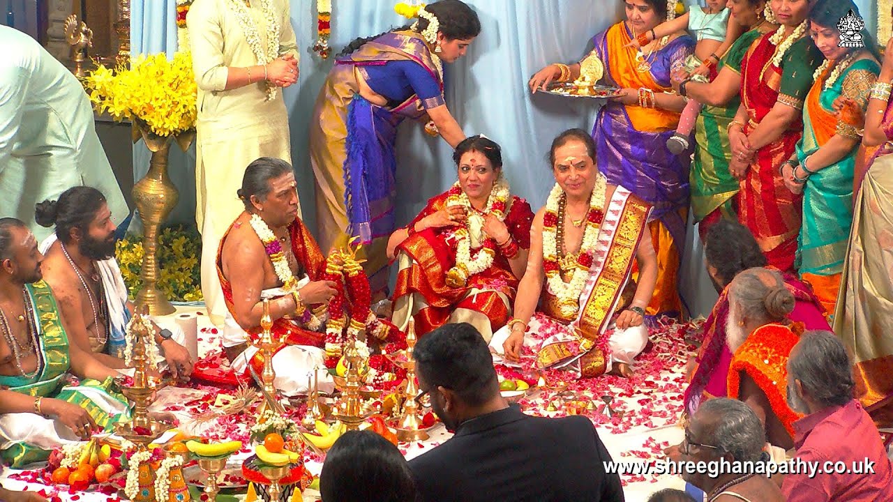 Shashtiapthapoorthi - The Chief Priest of the Shree Ghanapathy Temple - London UK - 06 February 2025