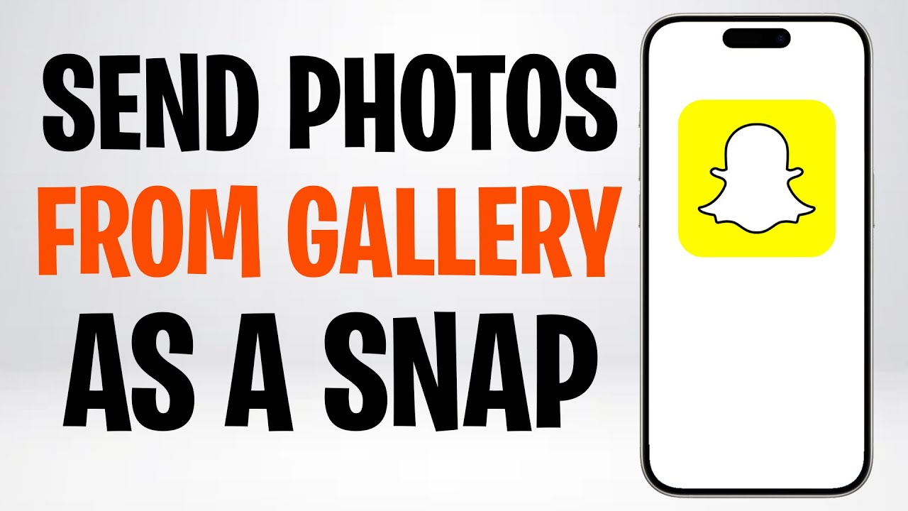 How to Send Gallery Photo as a Snap on Snapchat in 2026 (Send Photo from Gallery as a Snap) ✅