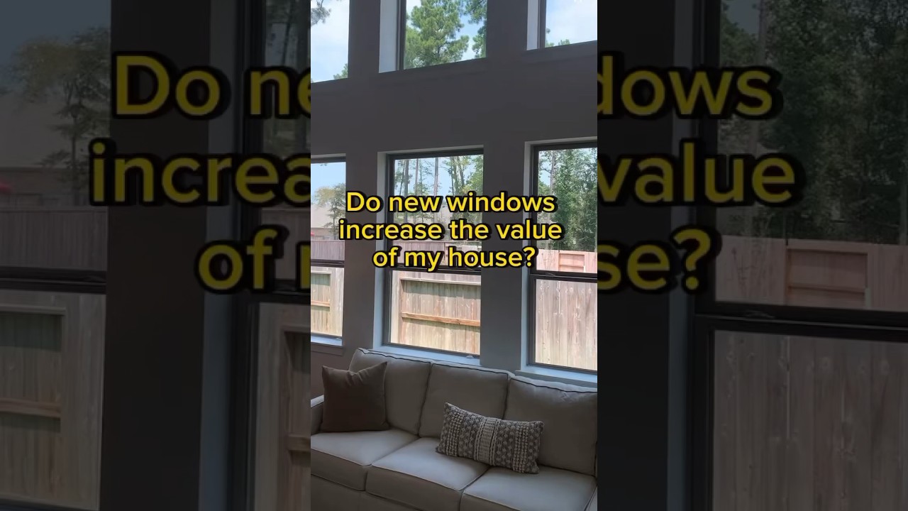 Do new windows increase my 🏠 value? #heatherfabhomes #homevalue #firsttimehomebuyertx #newhomes