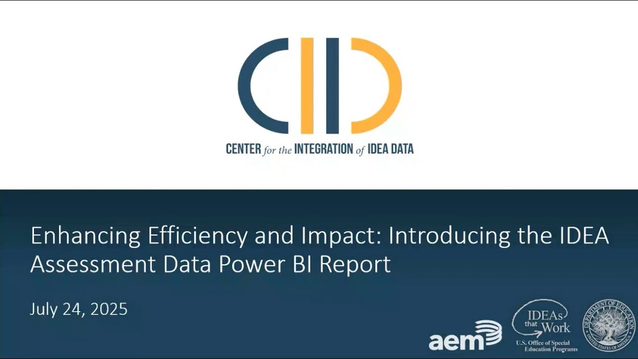 Enhancing Efficiency and Impact  Introducing the IDEA Assessment Data Power BI Report