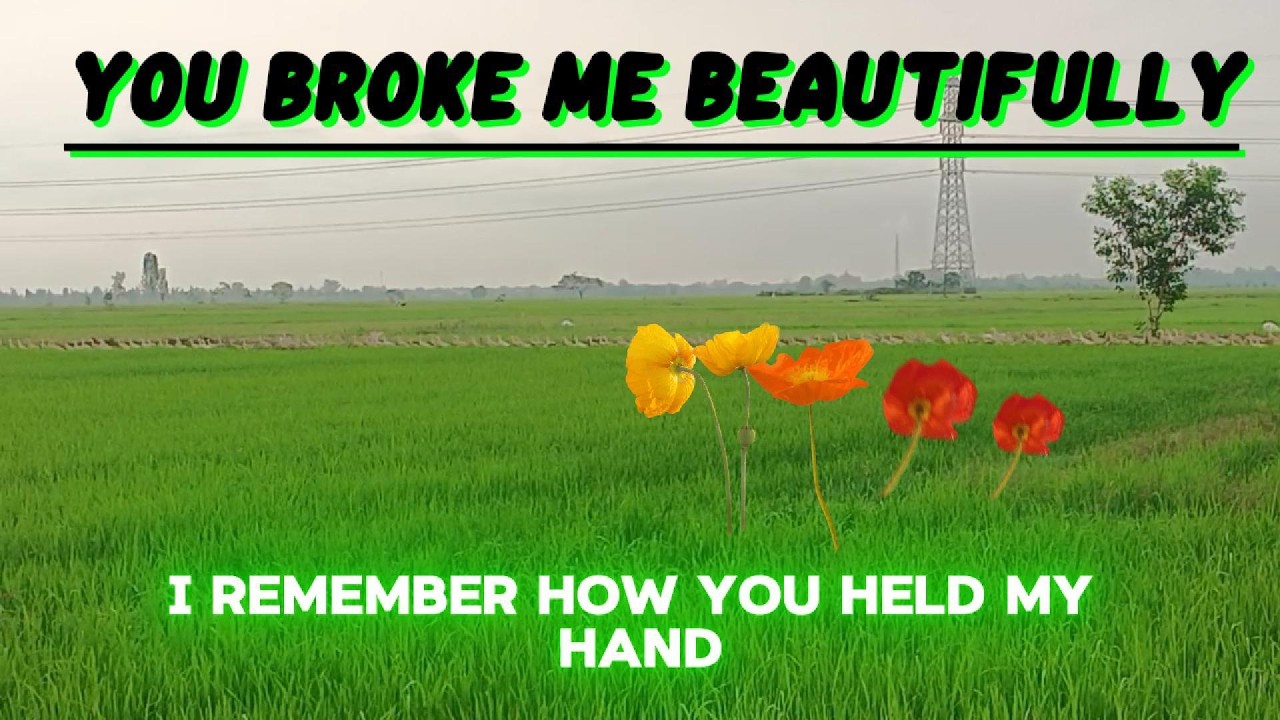 you broke me beautifully2  (lyrics.vidios.sad.song)💕💕💔😊