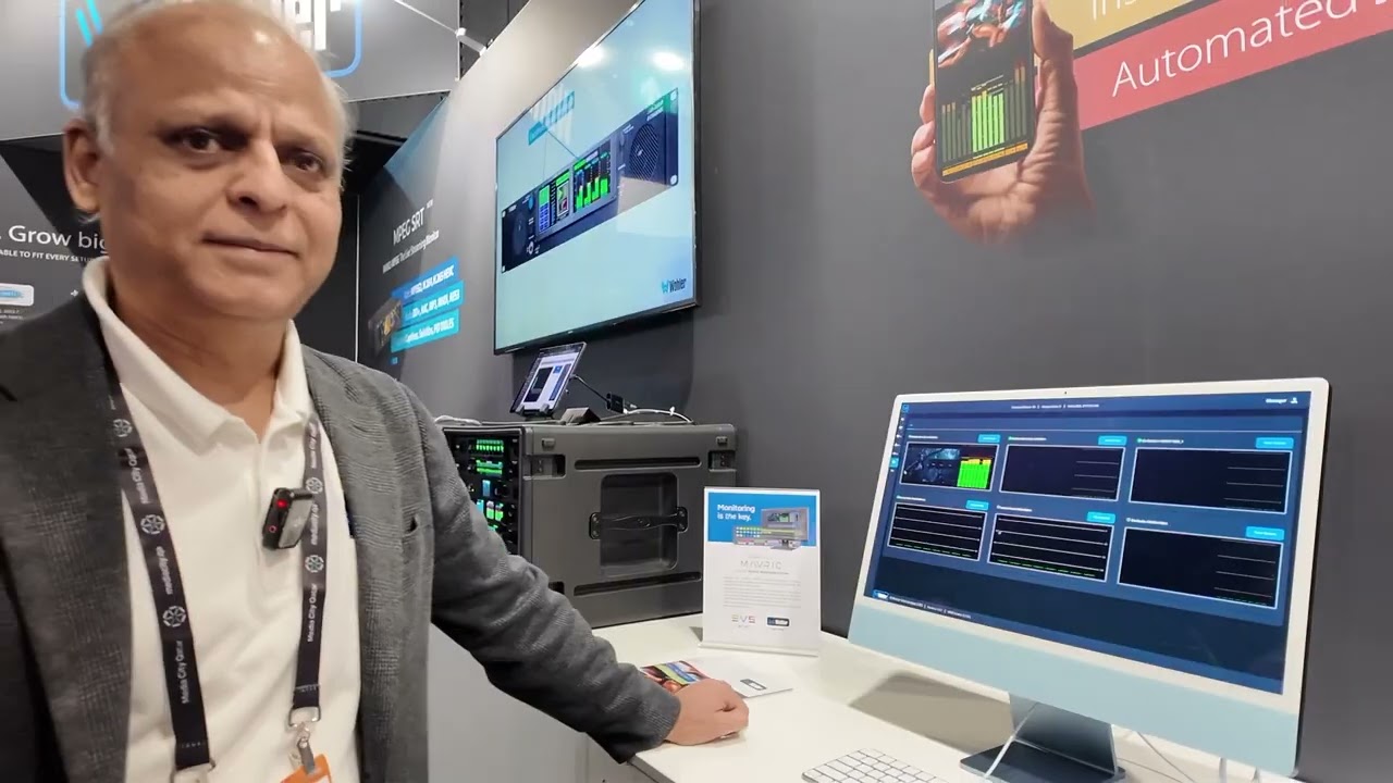 Wohler Showcase  iVAM2-MPEG SRT monitor at IBC 2025