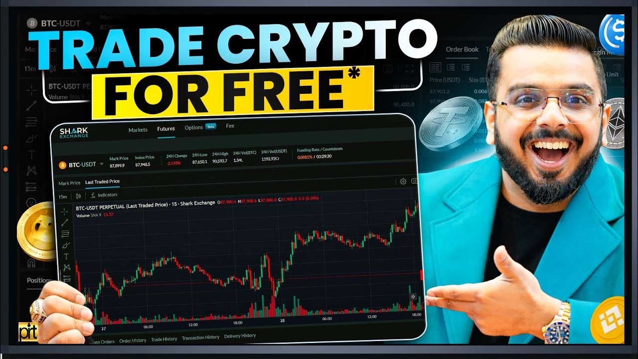 Trade Crypto for Free* | Shark 🦈 Exchange Benefits