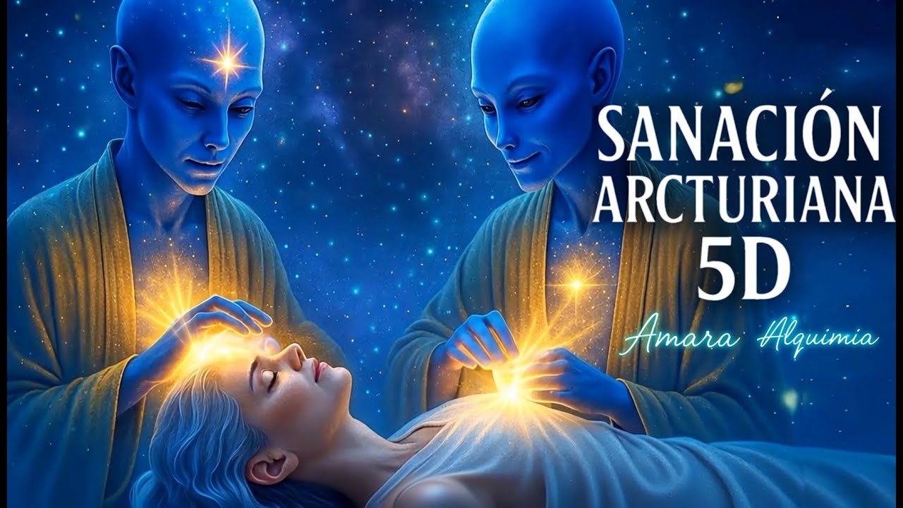 Frecuencia Arcturiana de Sanación 💙 | Códigos de Luz 5D para Restaurar tu Campo Áurico