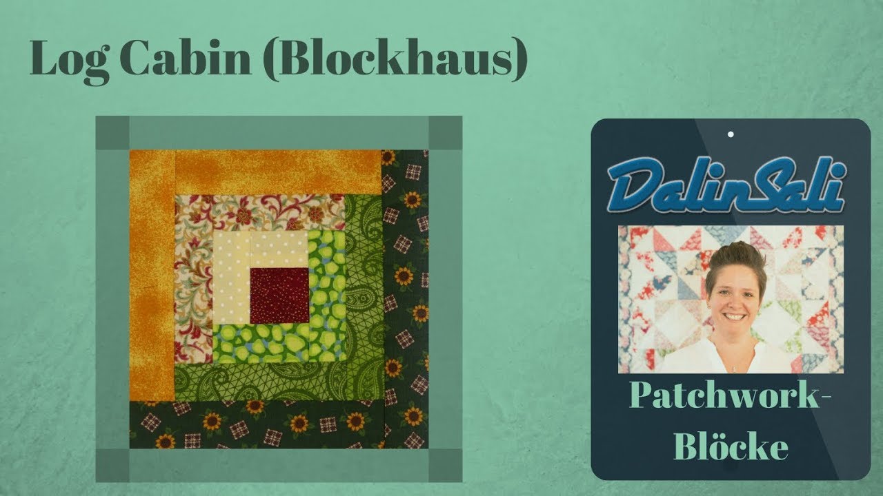 Log Cabin (Blockhaus) - Patchwork-Blöcke